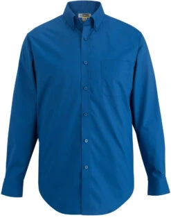 Edwards Long Sleeve Stretch Poplin Shirt -Thread Logic Store Edwards Long Sleeve Stretch Poplin Shirt Royal S 6