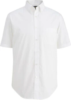 Edwards Short Sleeve Stretch Poplin Shirt -Thread Logic Store Edwards Short Sleeve Stretch Poplin Shirt White S 5