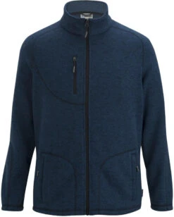 Edwards Sweater Knit Fleece Jacket -Thread Logic Store Edwards Sweater Knit Fleece Jacket Blue Heather S 3