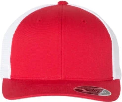 Flexfit 110 MeshBack Cap 33 Flexfit 110 MeshBack Cap -Thread Logic Store Flexfit 110 MeshBack Cap RedWhite OSFA 13