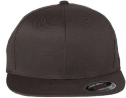 Flexfit Pro-Baseball On Field Flat Bill Cap -Thread Logic Store Flexfit Pro Baseball On Field Flat Bill Cap Dark Grey SM 4
