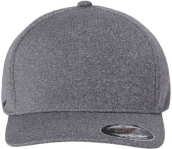 Flexfit Unipanel Solid Cap -Thread Logic Store Flexfit Unipanel Solid Cap Heather Grey SM 4
