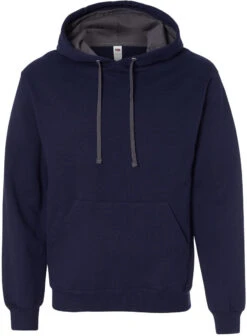 Fruit Of The Loom SofSpun Hooded Sweatshirt 26 Fruit Of The Loom SofSpun Hooded Sweatshirt -Thread Logic Store Fruit of the Loom SofSpun Hooded Sweatshirt J Navy S 10