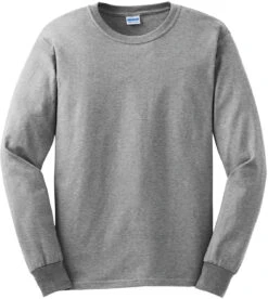 Gildan Cotton Long Sleeve T-Shirt 36 Gildan Cotton Long Sleeve T-Shirt -Thread Logic Store Gildan Cotton Long Sleeve T Shirt Sport Grey S 16