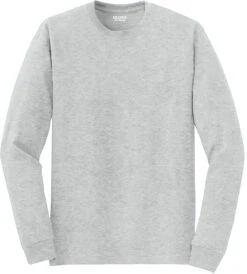Gildan DryBlend 50 Cotton/50 Poly Long Sleeve T-Shirt 25 Gildan DryBlend 50 Cotton/50 Poly Long Sleeve T-Shirt -Thread Logic Store Gildan DryBlend 50 Cotton50 Poly Long Sleeve T Shirt Ash Grey S 5