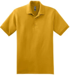 Gildan DryBlend 6-Ounce Jersey Knit Polo Shirt -Thread Logic Store Gildan DryBlend 6 Ounce Jersey Knit Polo Shirt Gold S 14