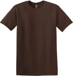 Gildan Heavy Cotton 100% Cotton T-Shirt -Thread Logic Store Gildan Heavy Cotton 100 Cotton T Shirt Dark Chocolate S 1