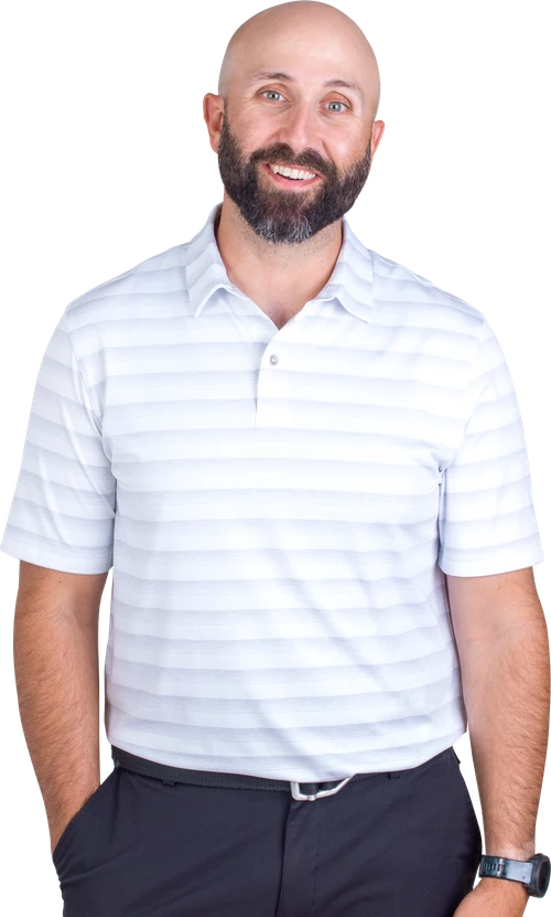 Greg Norman LAB Stripe Polo 19 Greg Norman LAB Stripe Polo - Image 19