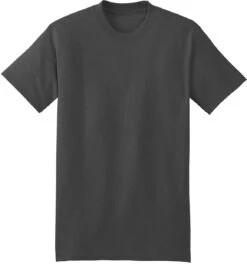 Hanes Beefy-T 100% Cotton T-Shirt -Thread Logic Store Hanes Beefy T 100 Cotton T Shirt Charcoal Heather S 17