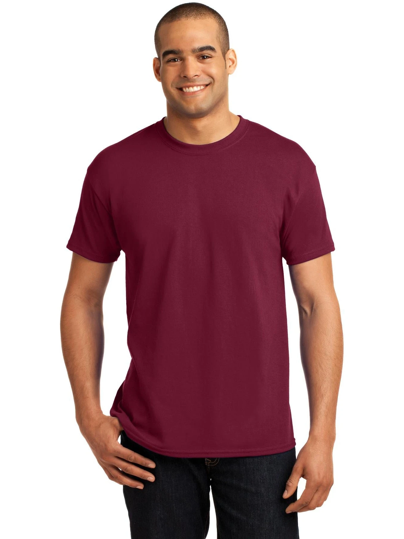 Hanes EcoSmart 50/50 Cotton/Poly T-Shirt 12 Hanes EcoSmart 50/50 Cotton/Poly T-Shirt - Image 12