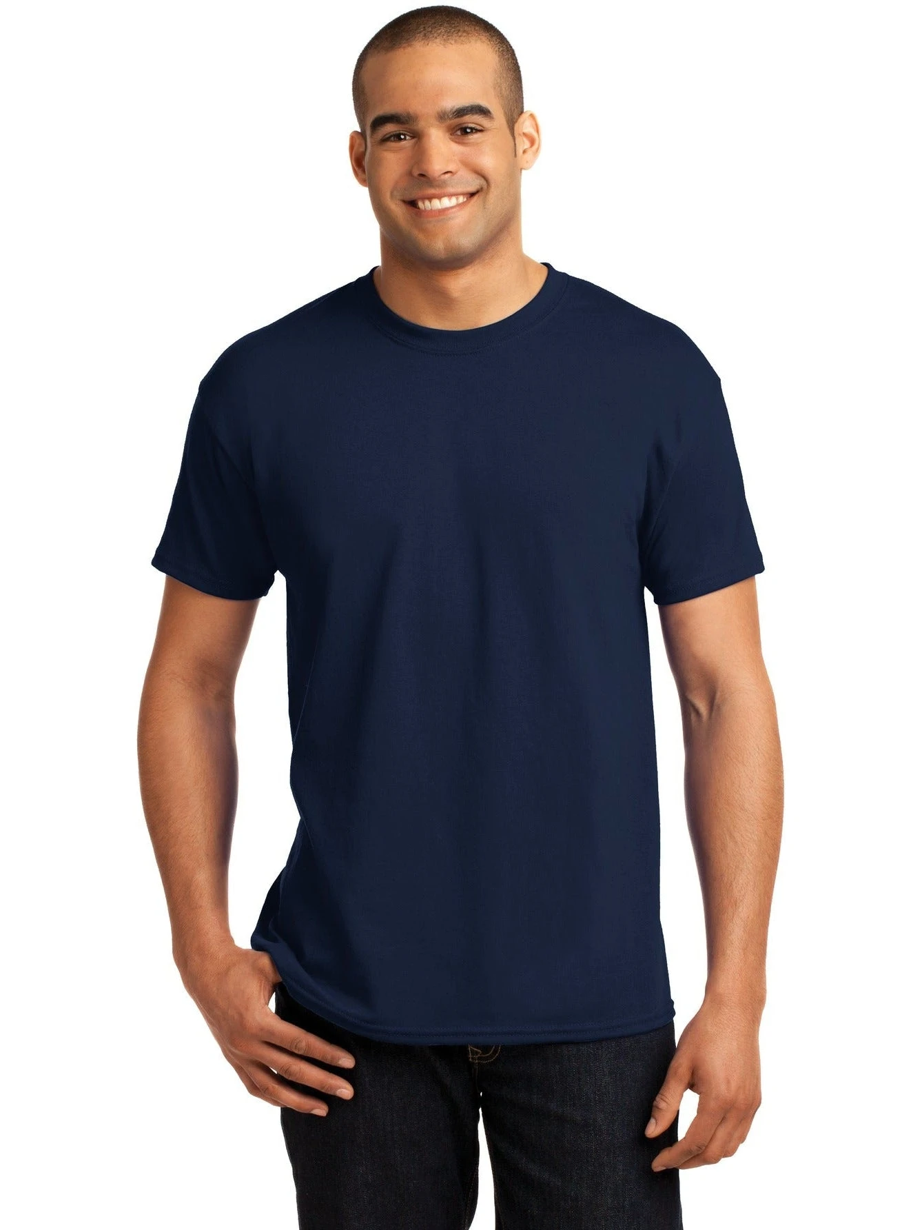 Hanes EcoSmart 50/50 Cotton/Poly T-Shirt 8 Hanes EcoSmart 50/50 Cotton/Poly T-Shirt - Image 8