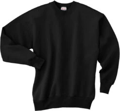 Hanes EcoSmart Crewneck Sweatshirt -Thread Logic Store Hanes EcoSmart Crewneck Sweatshirt Black S 5