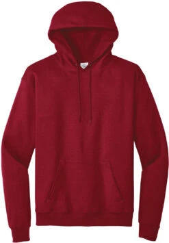 Hanes EcoSmart Pullover Hooded Sweatshirt 37 Hanes EcoSmart Pullover Hooded Sweatshirt -Thread Logic Store Hanes EcoSmart Pullover Hooded Sweatshirt Deep Red S 17
