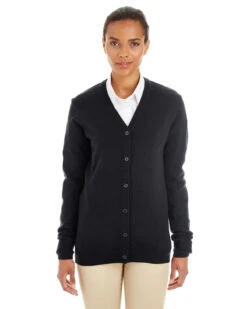 OUTLET-Harriton Ladies Pilbloc V-Neck Button Cardigan Sweater -Thread Logic Store Harriton Ladies Pilbloc V Neck Button Cardigan Sweater Black XS 1 674b2832 3006 4080 a475 514cab4ac7d0