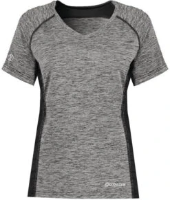 Holloway Ladies Electrify Coolcore Tee -Thread Logic Store Holloway Ladies Electrify Coolcore Tee Black Heather 2XL 13