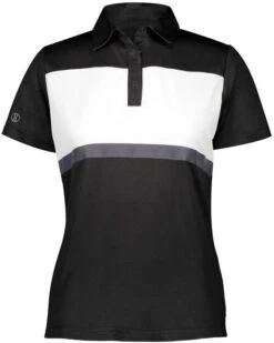 Holloway Ladies Prism Bold Polo -Thread Logic Store Holloway Ladies Prism Bold Polo BlackWhite 2XL 7