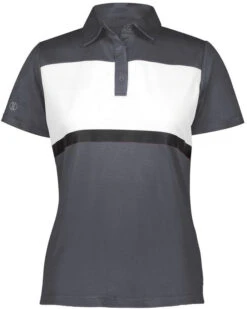 Holloway Ladies Prism Bold Polo -Thread Logic Store Holloway Ladies Prism Bold Polo CarbonWhite 2XL 13