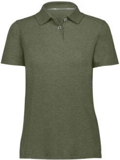 Holloway Ladies Repreve Eco Polo -Thread Logic Store Holloway Ladies Repreve Eco Polo Olive Heather 2XL 10