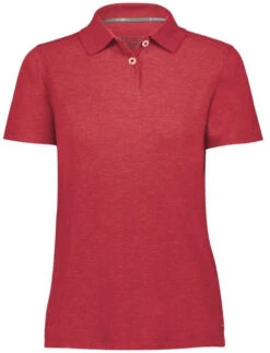 Holloway Ladies Repreve Eco Polo -Thread Logic Store Holloway Ladies Repreve Eco Polo Scarlet Heather 2XL 16