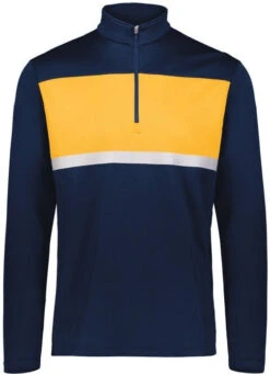 Holloway Prism Bold 1/4 Zip Pullover -Thread Logic Store Holloway Prism Bold 14 Zip Pullover NavyGold 2XL 7
