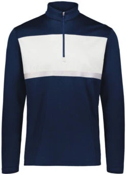 Holloway Prism Bold 1/4 Zip Pullover -Thread Logic Store Holloway Prism Bold 14 Zip Pullover NavyWhite 2XL 4