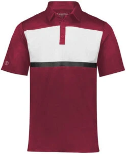Holloway Prism Bold Polo -Thread Logic Store Holloway Prism Bold Polo CardinalWhite 2XL 13