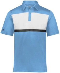 Holloway Prism Bold Polo -Thread Logic Store Holloway Prism Bold Polo Columbia BlueWhite 2XL 16