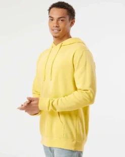 OUTLET-Independent Trading Co. Heavyweight Pigment-Dyed Hooded Sweatshirt -Thread Logic Store Independent Trading Co Heavyweight Pigment Dyed Hooded Sweatshirt 5