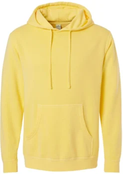 OUTLET-Independent Trading Co. Heavyweight Pigment-Dyed Hooded Sweatshirt -Thread Logic Store Independent Trading Co Heavyweight Pigment Dyed Hooded Sweatshirt Pigment Yellow S 1