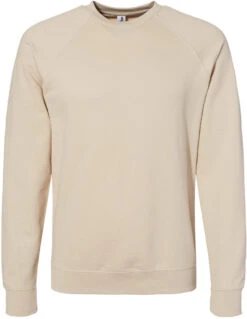 OUTLET-Independent Trading Co. Icon Unisex Lightweight Loopback Terry Crewneck Sweatshirt