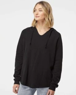 OUTLET-Independent Trading Co. Ladies Lightweight California Wave Wash Hooded Sweatshirt -Thread Logic Store Independent Trading Co Ladies Lightweight California Wave Wash Hooded Sweatshirt 10