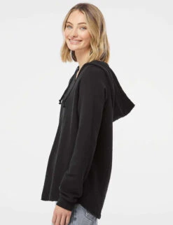 OUTLET-Independent Trading Co. Ladies Lightweight California Wave Wash Hooded Sweatshirt -Thread Logic Store Independent Trading Co Ladies Lightweight California Wave Wash Hooded Sweatshirt 11
