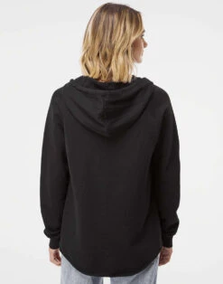OUTLET-Independent Trading Co. Ladies Lightweight California Wave Wash Hooded Sweatshirt -Thread Logic Store Independent Trading Co Ladies Lightweight California Wave Wash Hooded Sweatshirt 12