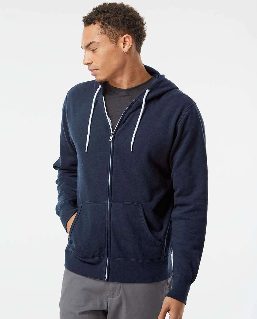 OUTLET-Independent Trading Co. Lightweight Full-Zip Hooded Sweatshirt 18 OUTLET-Independent Trading Co. Lightweight Full-Zip Hooded Sweatshirt - Image 18