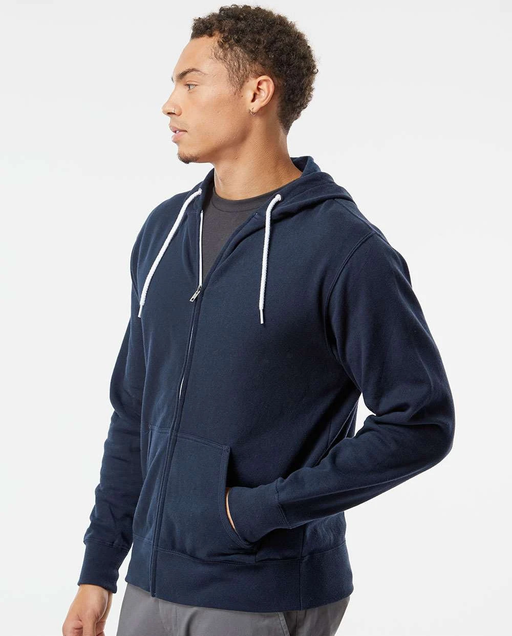 OUTLET-Independent Trading Co. Lightweight Full-Zip Hooded Sweatshirt 19 OUTLET-Independent Trading Co. Lightweight Full-Zip Hooded Sweatshirt - Image 19