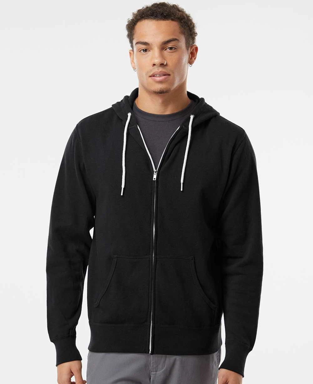 OUTLET-Independent Trading Co. Lightweight Full-Zip Hooded Sweatshirt 6 OUTLET-Independent Trading Co. Lightweight Full-Zip Hooded Sweatshirt - Image 6