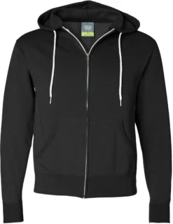 OUTLET-Independent Trading Co. Lightweight Full-Zip Hooded Sweatshirt 22 OUTLET-Independent Trading Co. Lightweight Full-Zip Hooded Sweatshirt -Thread Logic Store Independent Trading Co Lightweight Full Zip Hooded Sweatshirt Black S 1