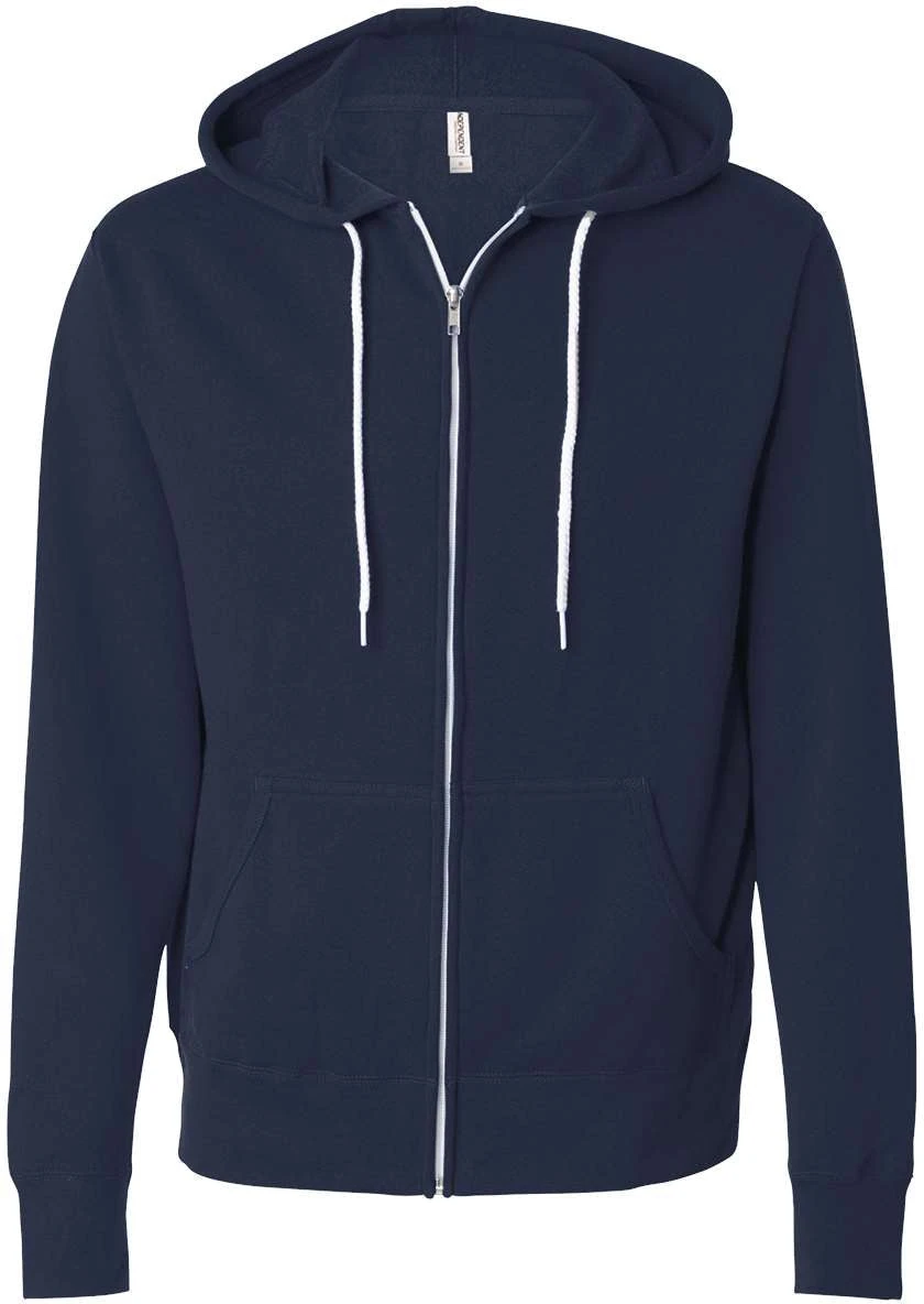 OUTLET-Independent Trading Co. Lightweight Full-Zip Hooded Sweatshirt 15 OUTLET-Independent Trading Co. Lightweight Full-Zip Hooded Sweatshirt - Image 15