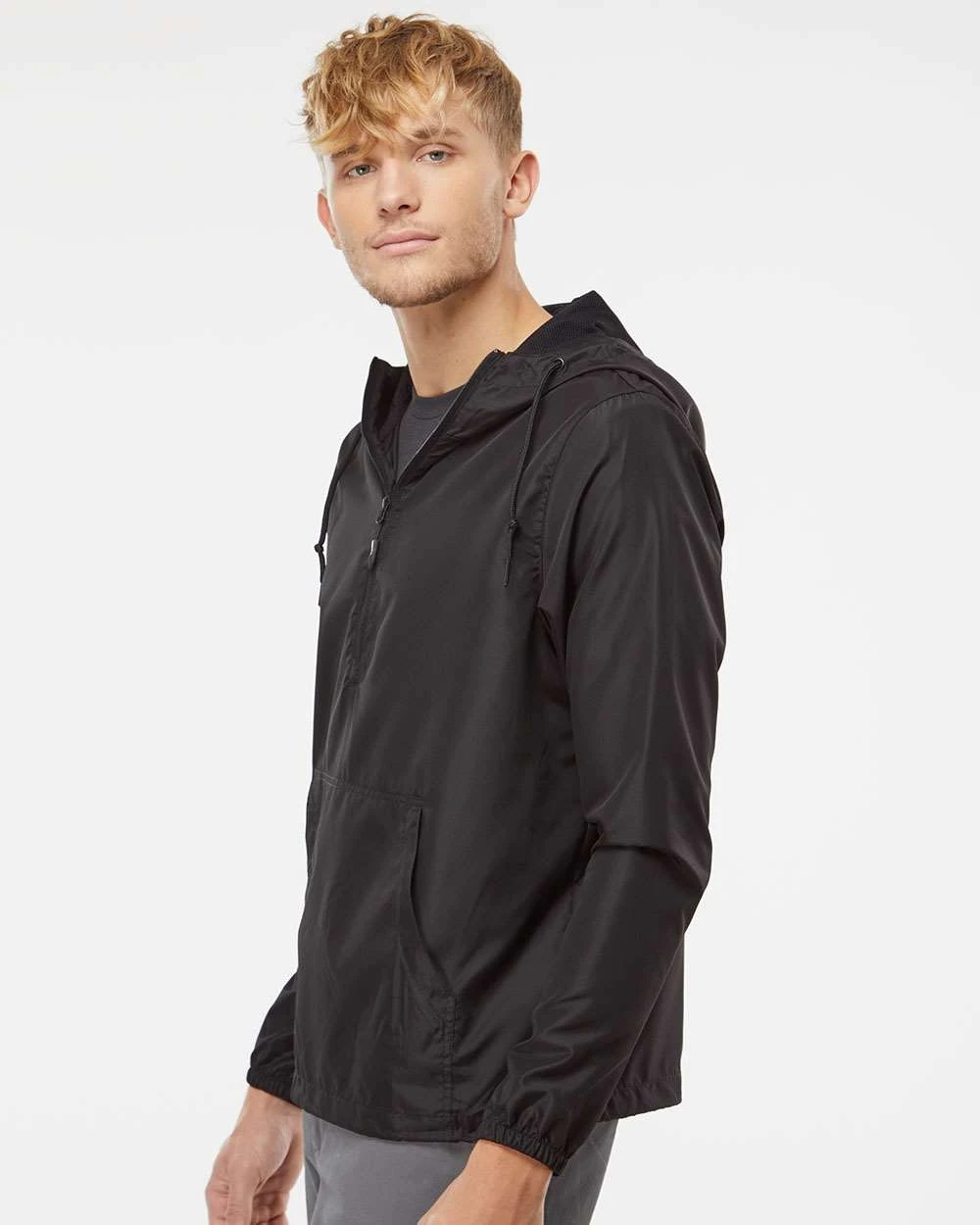 Independent Trading Co. Lightweight Windbreaker Pullover Jacket 12 Independent Trading Co. Lightweight Windbreaker Pullover Jacket - Image 12