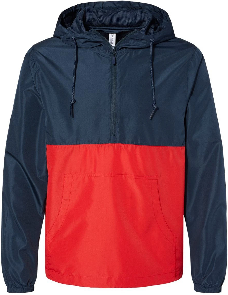 Independent Trading Co. Lightweight Windbreaker Pullover Jacket 2 Independent Trading Co. Lightweight Windbreaker Pullover Jacket - Image 2