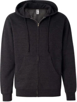 OUTLET-Independent Trading Co. Midweight Full-Zip Hooded Sweatshirt  -Thread Logic Store Independent Trading Co Midweight Full Zip Hooded Sweatshirt Charcoal Heather S 13 7a6b43d6 731e 4274 b6af 7b453893e263