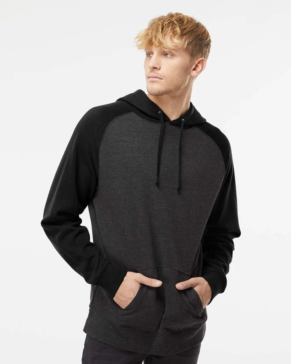 Independent Trading Co. Raglan Hooded Sweatshirt 11 Independent Trading Co. Raglan Hooded Sweatshirt - Image 11