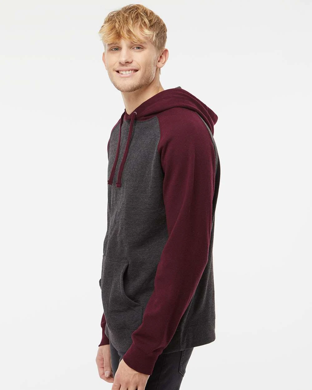 Independent Trading Co. Raglan Hooded Sweatshirt 18 Independent Trading Co. Raglan Hooded Sweatshirt - Image 18