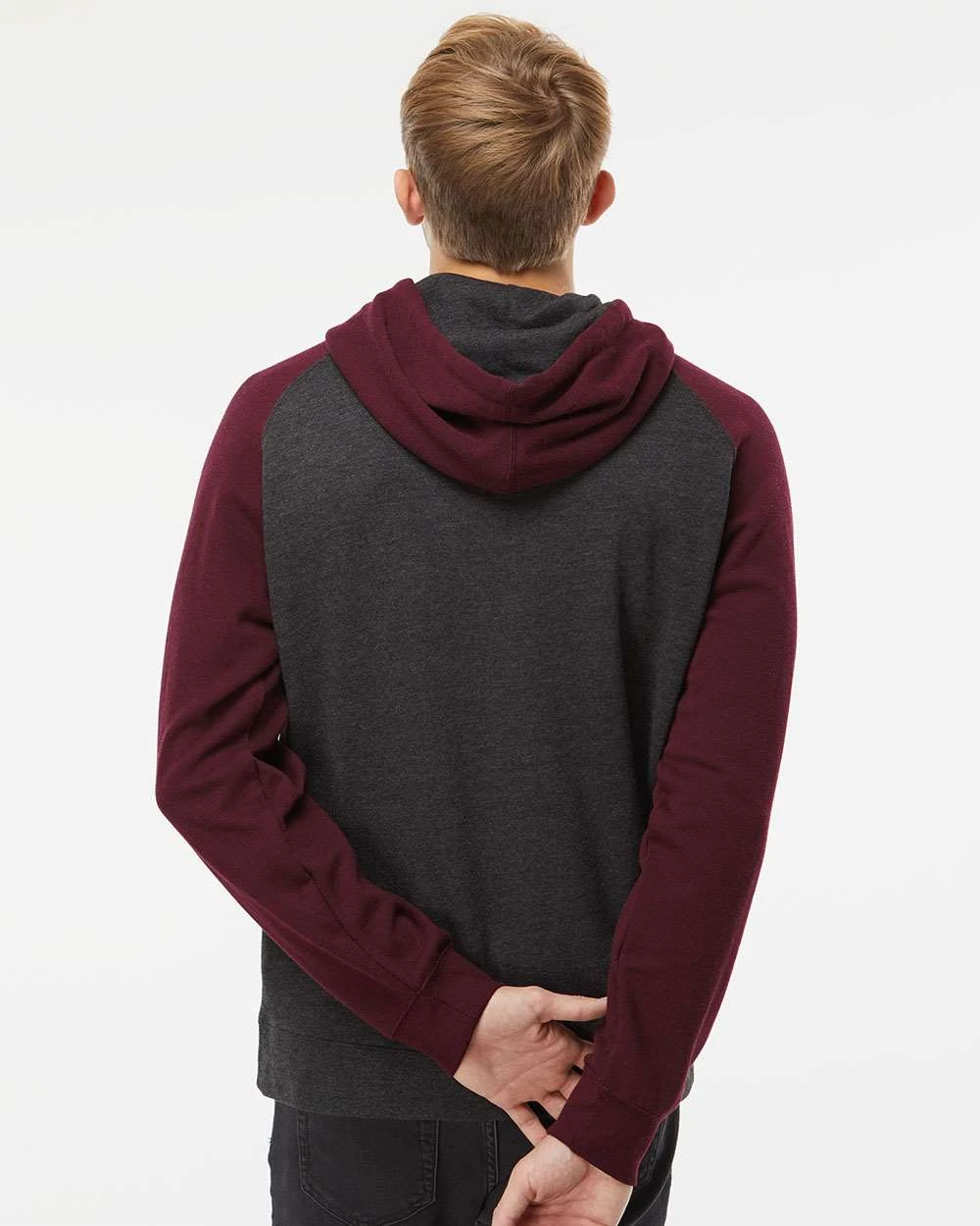Independent Trading Co. Raglan Hooded Sweatshirt 19 Independent Trading Co. Raglan Hooded Sweatshirt - Image 19