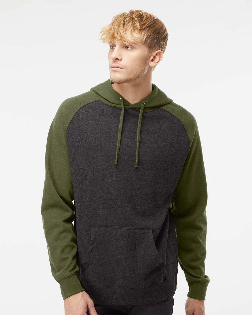 Independent Trading Co. Raglan Hooded Sweatshirt 5 Independent Trading Co. Raglan Hooded Sweatshirt - Image 5