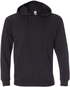 Independent Trading Co. Special Blend Raglan Hooded Sweatshirt -Thread Logic Store Independent Trading Co Special Blend Raglan Hooded Sweatshirt Black S 7