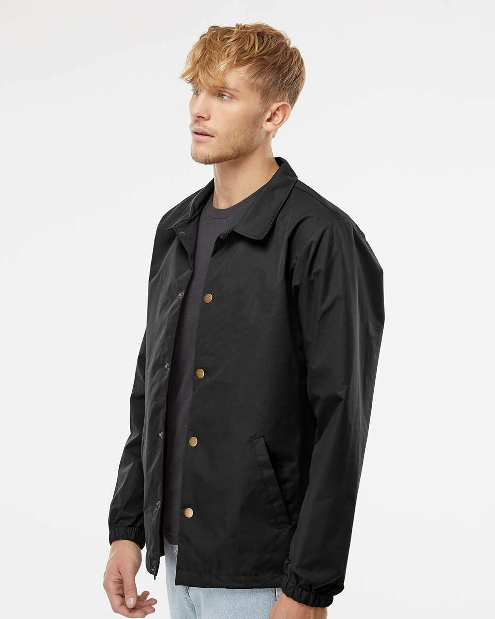 Independent Trading Co. Water-Resistant Windbreaker Coach’s Jacket 12 Independent Trading Co. Water-Resistant Windbreaker Coach’s Jacket - Image 12