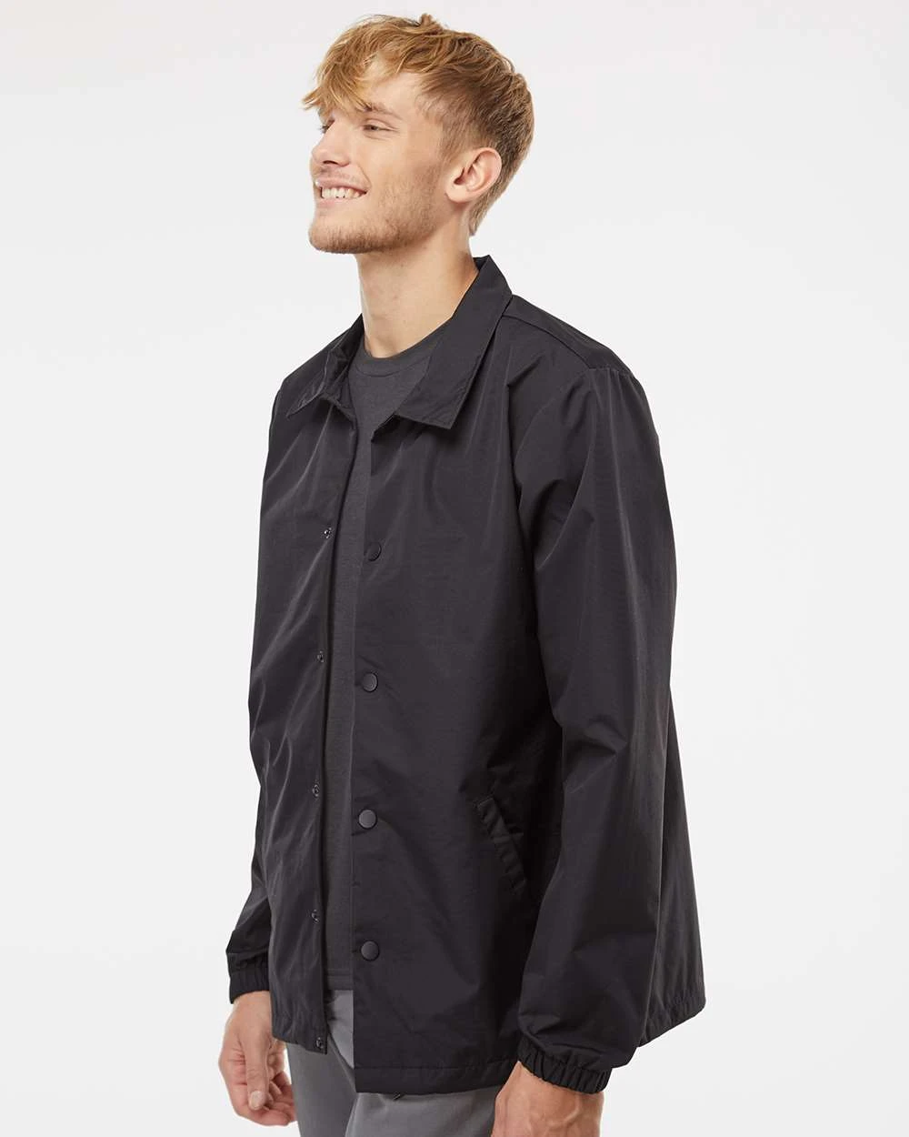 Independent Trading Co. Water-Resistant Windbreaker Coach’s Jacket 18 Independent Trading Co. Water-Resistant Windbreaker Coach’s Jacket - Image 18