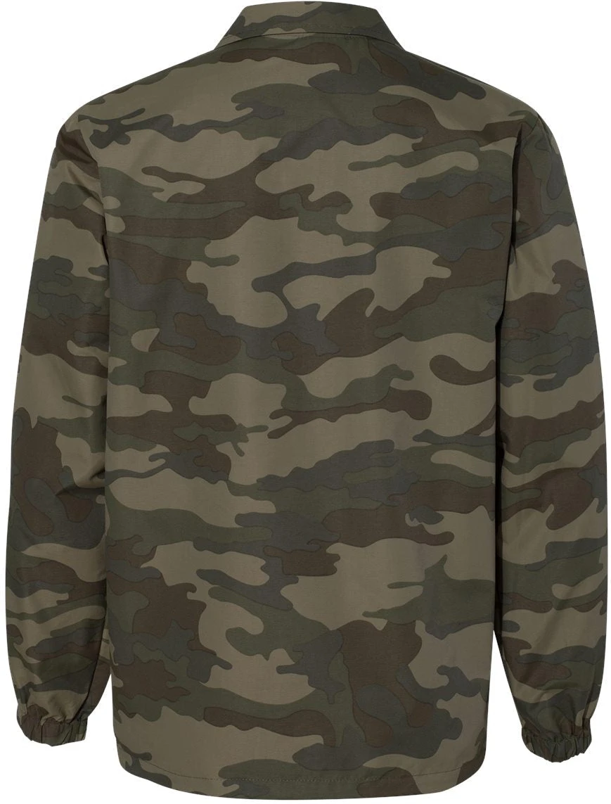 Independent Trading Co. Water-Resistant Windbreaker Coach’s Jacket 3 Independent Trading Co. Water-Resistant Windbreaker Coach’s Jacket - Image 3