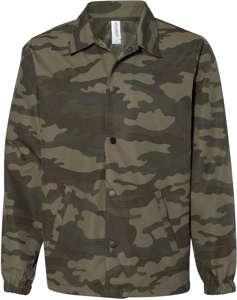 Independent Trading Co. Water-Resistant Windbreaker Coach’s Jacket 2 Independent Trading Co. Water-Resistant Windbreaker Coach’s Jacket - Image 2